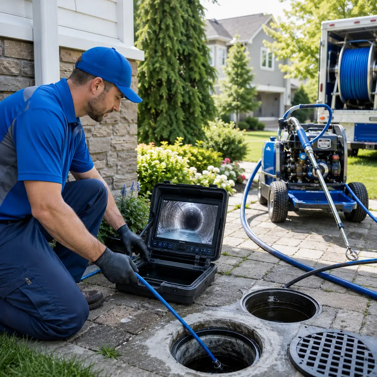 Outdoor drain cleaning professionals serving Alton Bay, NH